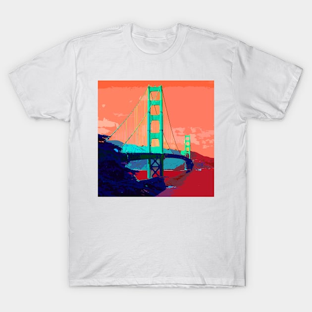 Golden Gate Bridge 006 T-Shirt by JAMFoto